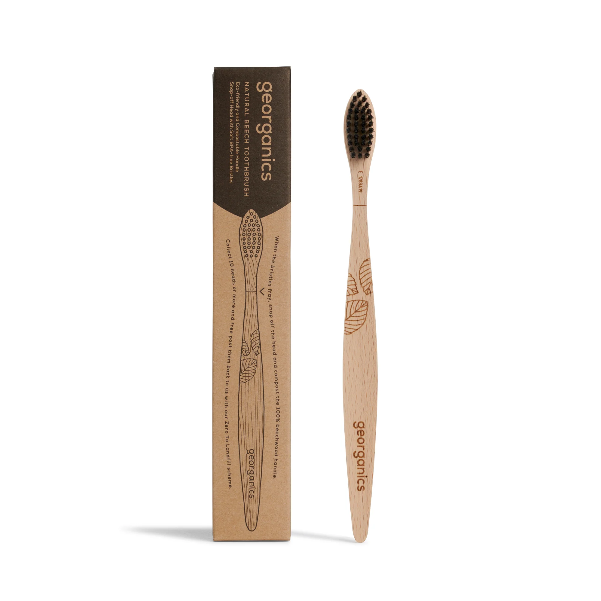 Georganics Beechwood Toothbrush Soft