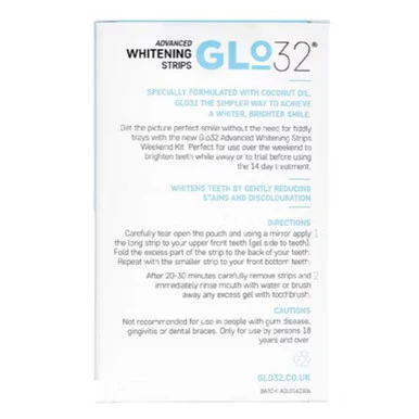 Glo32 Weekend Whitening Kit 8 Strips - Image 2