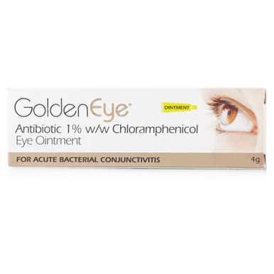 Golden Eye Chloramphenicol Eye Ointment for Bacterial Conjunctivitis 4g