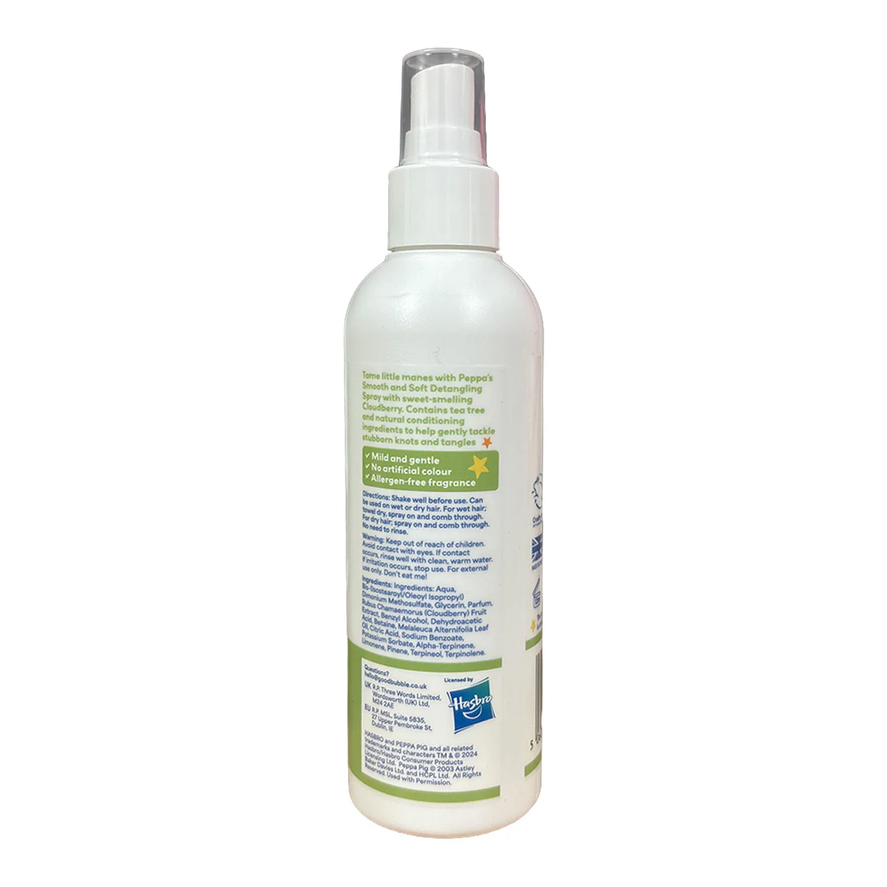 Good Bubble Peppa Pig Detangler Spray Cloudberry 200ml - Image 2