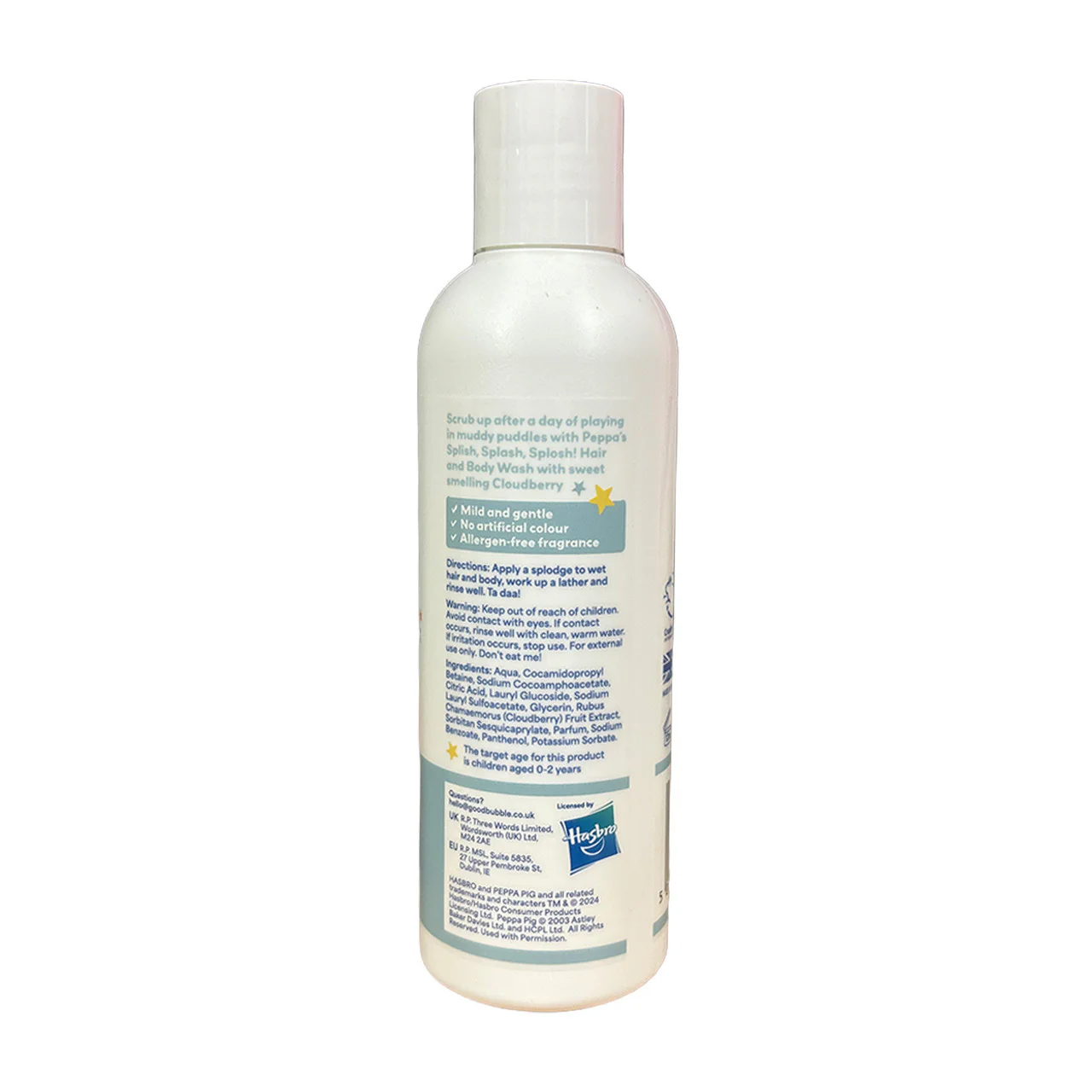 Good Bubble Peppa Pig Hair & Body Wash Cloudberry 200ml - Image 2