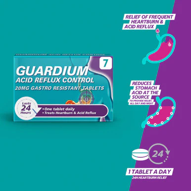 Guardium Acid Reflux Control Tablets 7 Tablets - Image 2