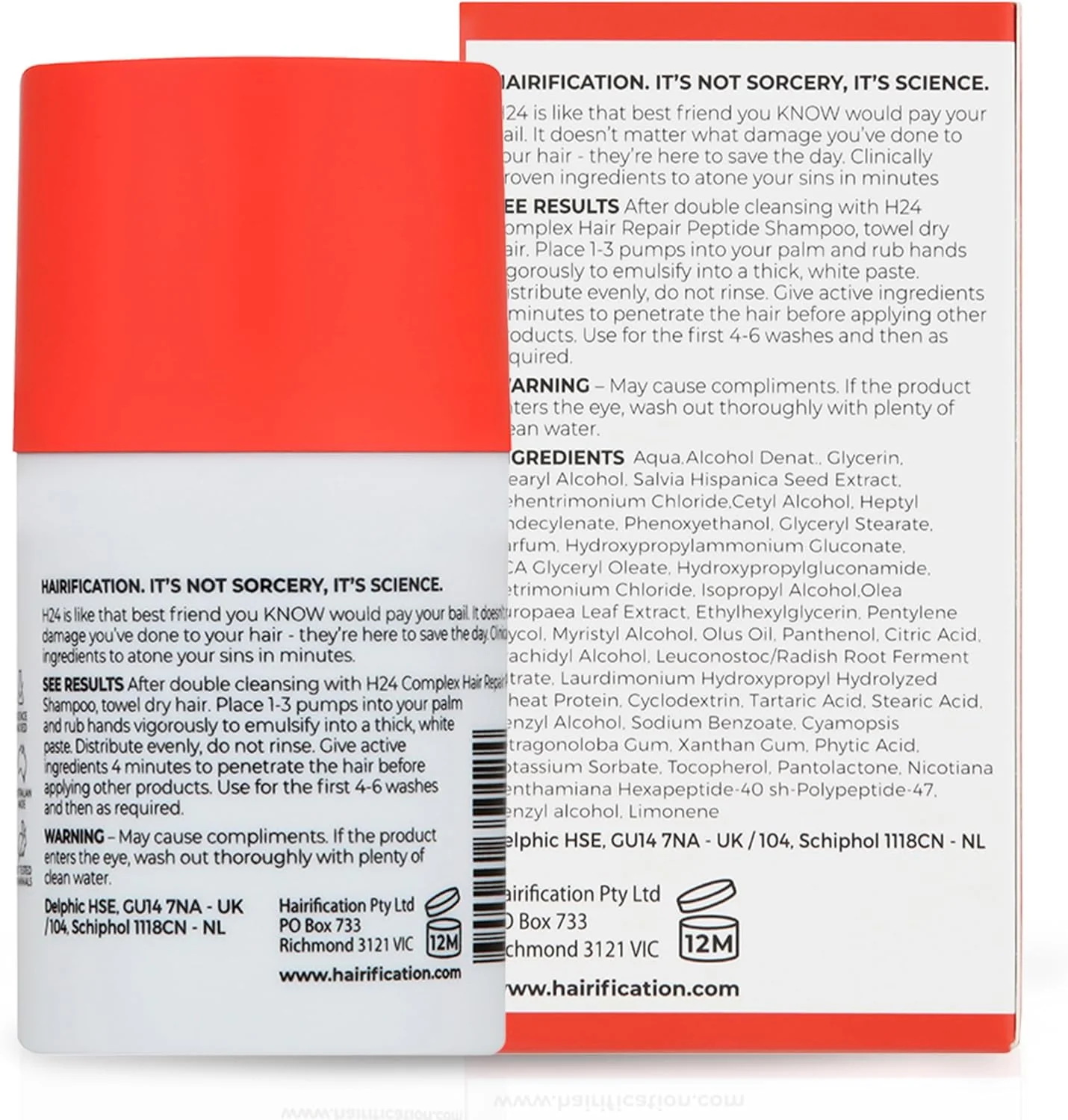 Hairification H24 Complex Leave-In Repair Mask 50ml - Image 2