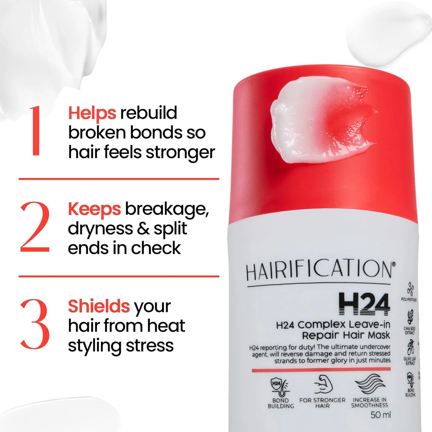 Hairification H24 Complex Leave-In Repair Mask 50ml - Image 6