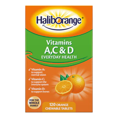 Haliborange A,C & D Vitamins 120 Tablets