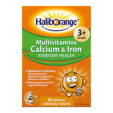 Haliborange Calcium and Iron 30 Tablets