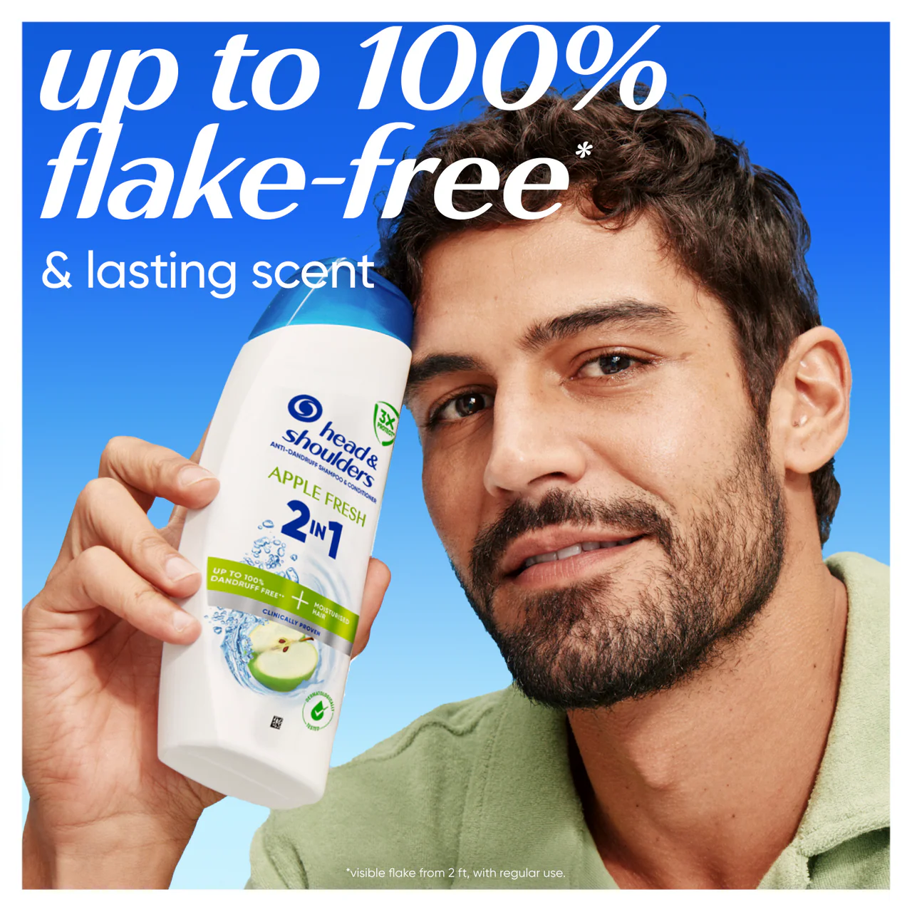 Head & Shoulders Apple Fresh 2in1 Shampoo 330ml - Image 7