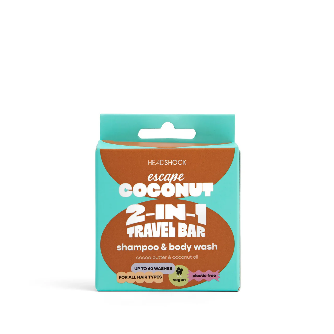 Headshock 2in1 Travel Bar Coconut 60g