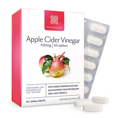 Healthspan Apple Cider Vinegar 60 Tablets - Image 2