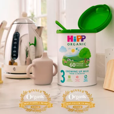HiPP Organic 3 Growing Up Baby Milk Powder 1 Year + 800g - Image 3