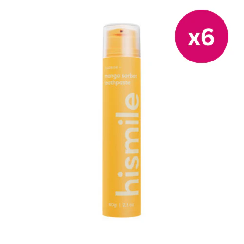 Hismile Mango Sorbet Toothpaste x6