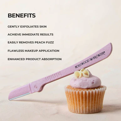 Hollywood Browzer Dermaplaner Wheatgrass Trio- Aquamarine, Amethyst, Pink Sapphire - Image 3