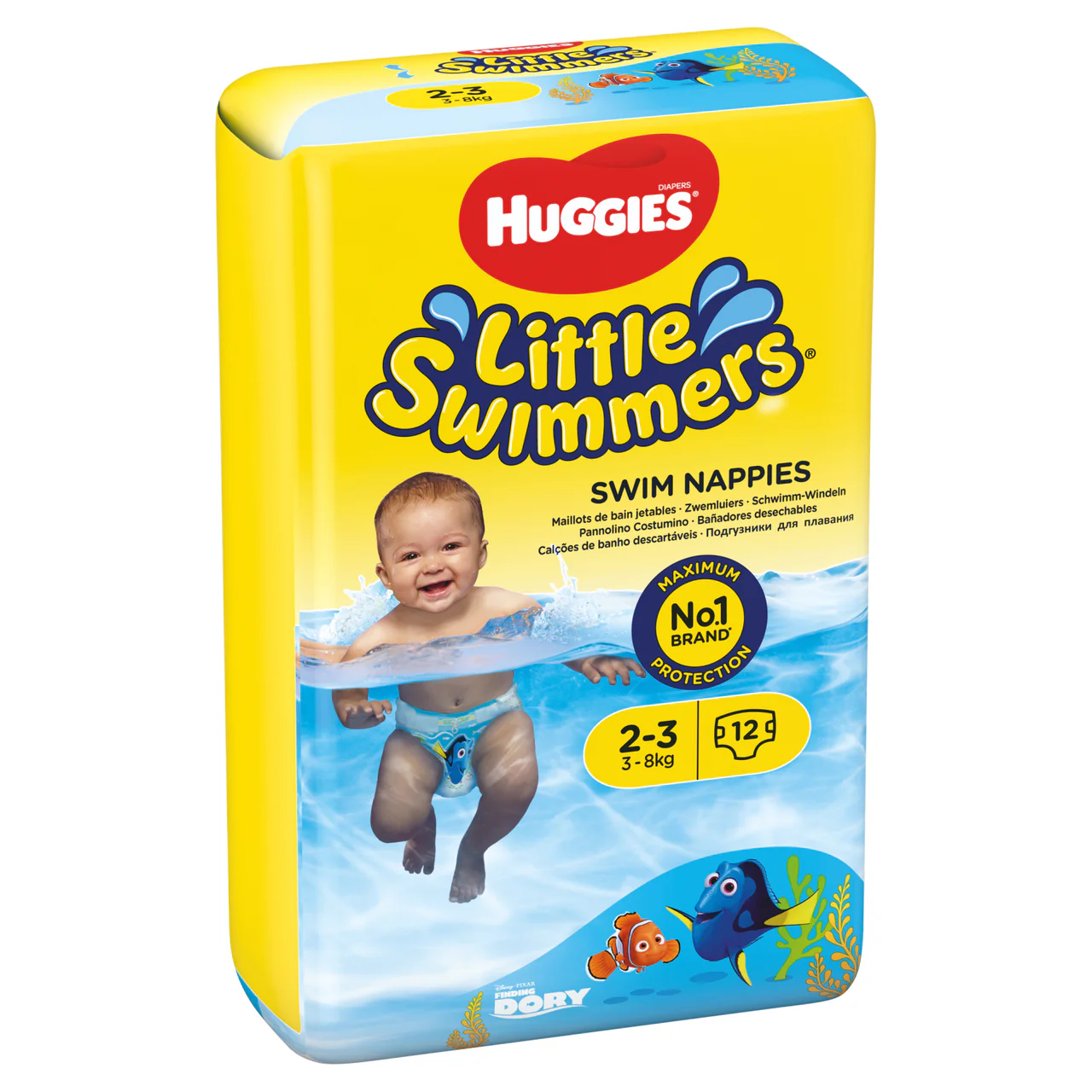 Huggies Little Swimmers Swim Nappies Size 2-3 12 Pack - Image 2