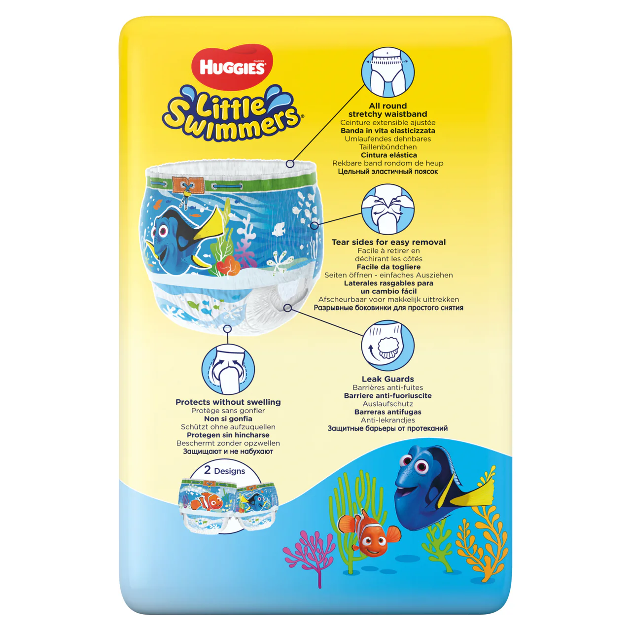 Huggies Little Swimmers Swim Nappies Size 3-4 12 Pack - Image 3