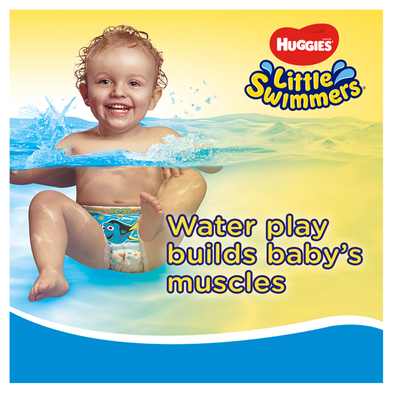 Huggies Little Swimmers Swim Nappies Size 3-4 12 Pack - Image 4