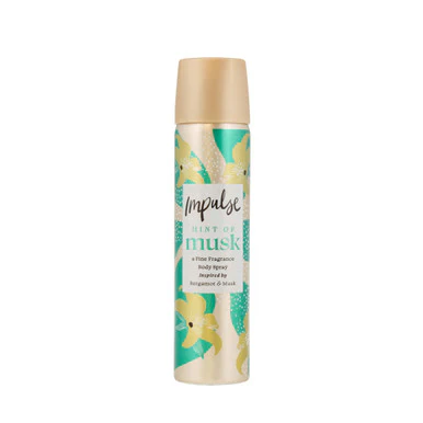 Impulse Body Spray Hint Of Musk 75ml
