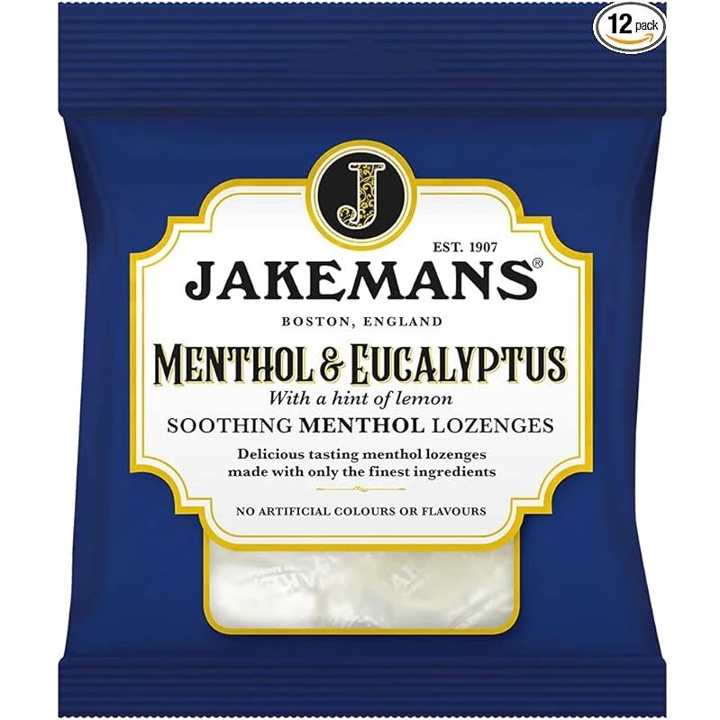 Jakemans Lozenges Menthol & Eucalyptus 73g