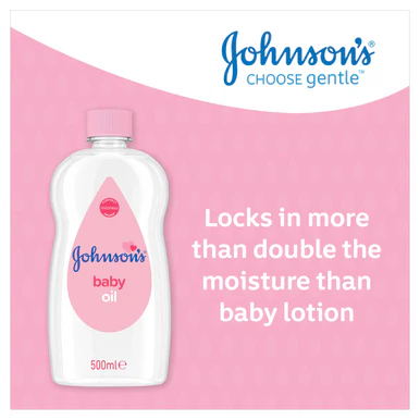 Johnson's Baby Oil 500ml - Image 4