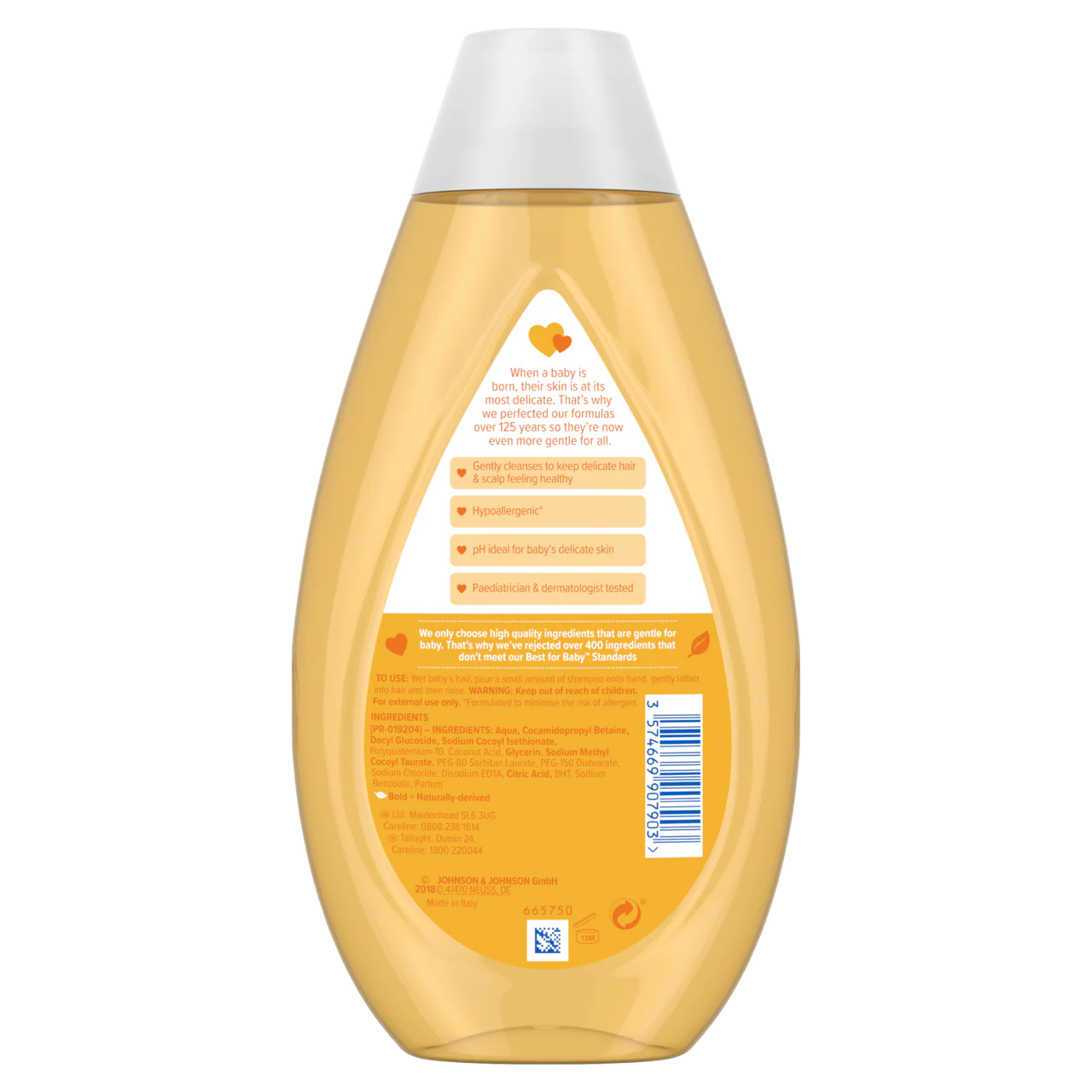 Johnson's Baby Shampoo 500ml - Image 2