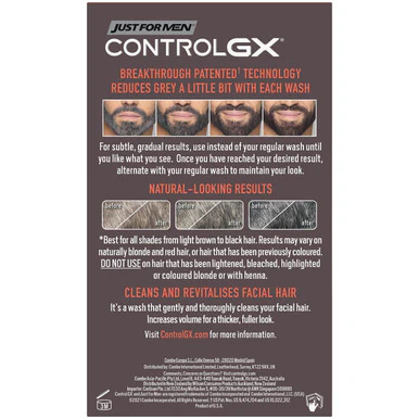 Just for Men Control GX Grey Reducing Beard Wash 118ml - Image 2
