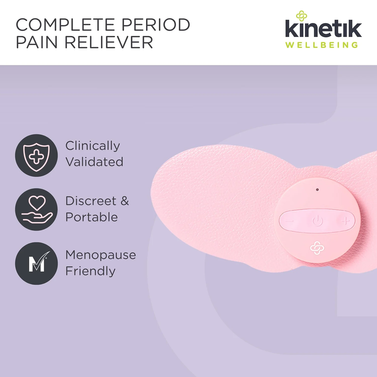 Kinetik Wellbeing Complete Period Pain Reliever - Image 3