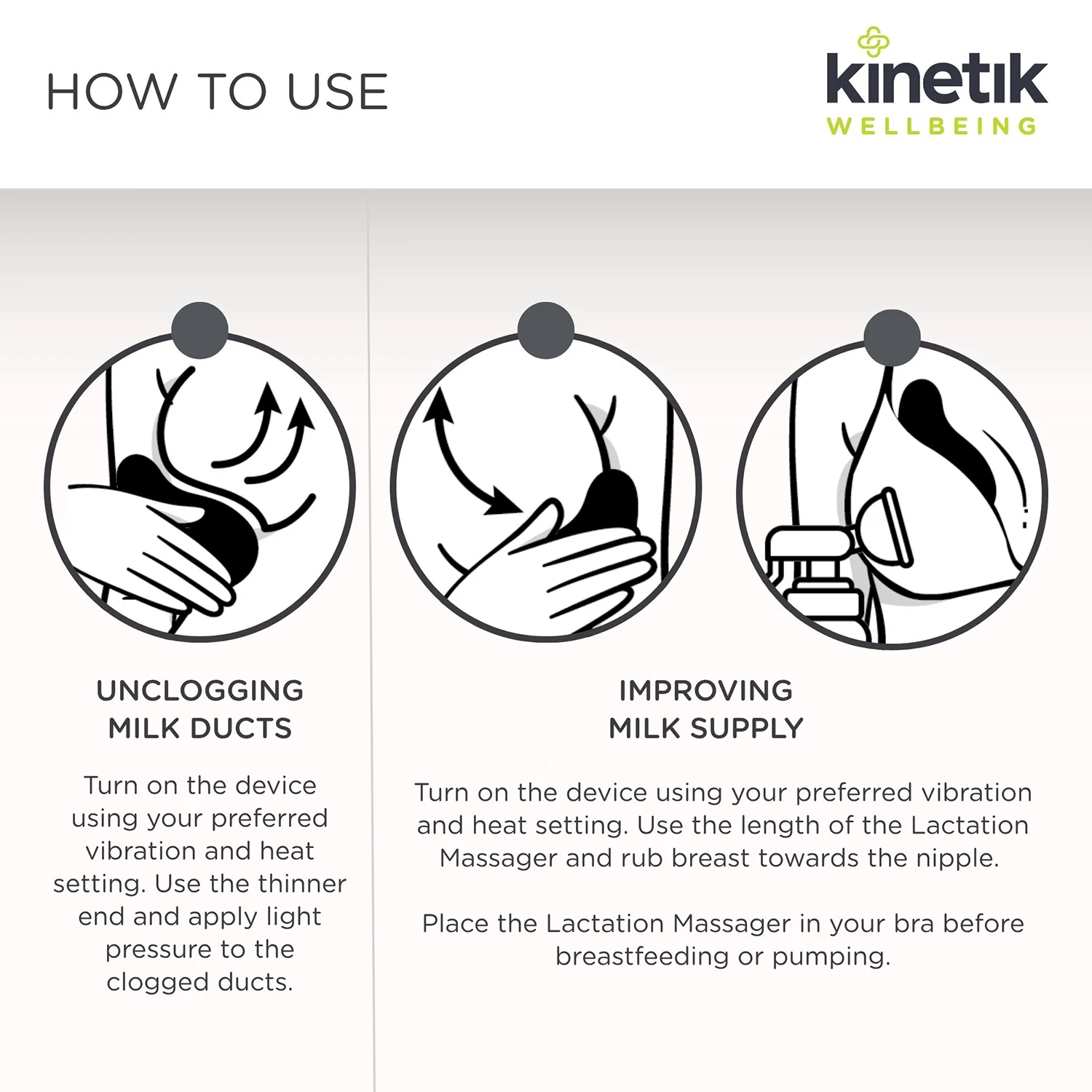 Kinetik Wellbeing Lactation Massager - Image 5