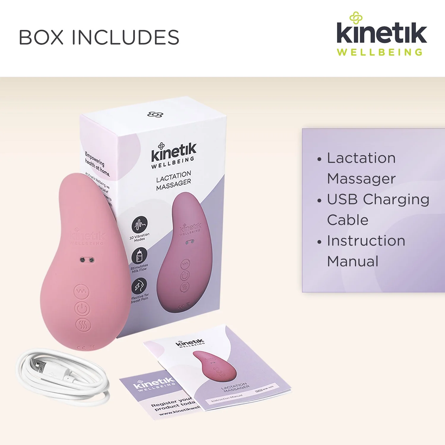Kinetik Wellbeing Lactation Massager - Image 7