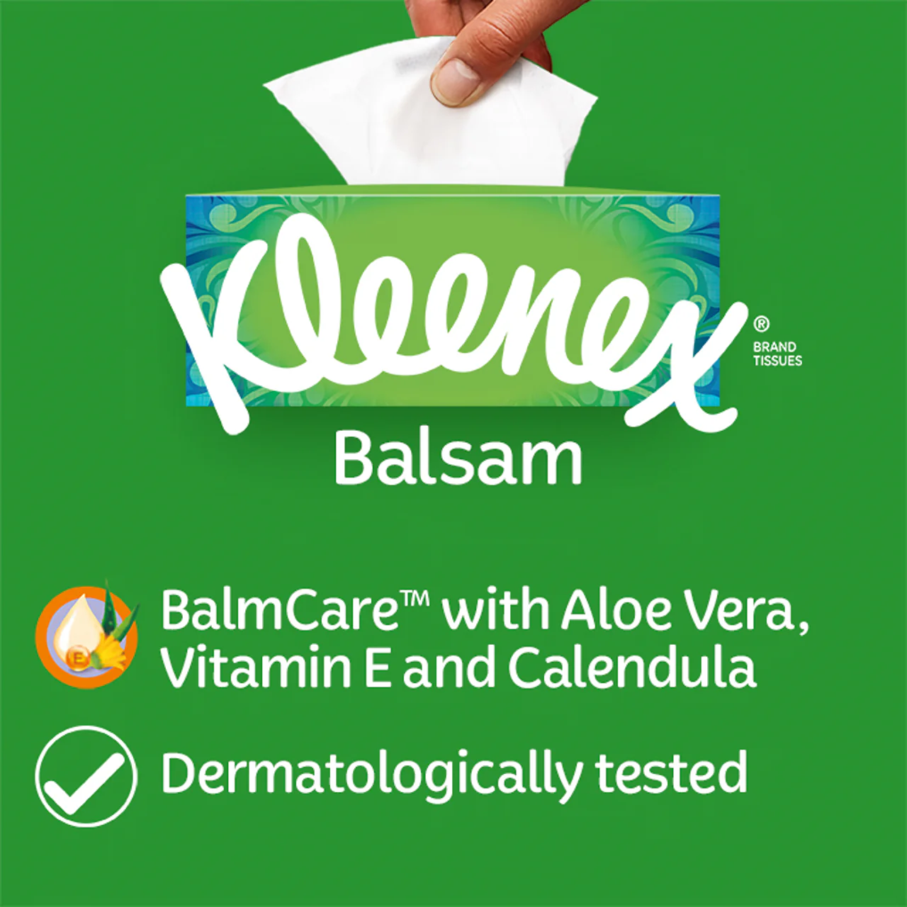 Kleenex Balsam Regular 64 Tissues - Image 2