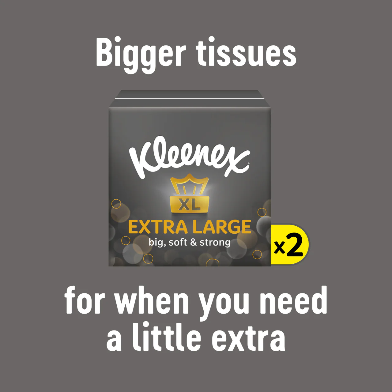 Kleenex Extra Large Compact Twin Pack 2 x 44 Tisuues - Image 3
