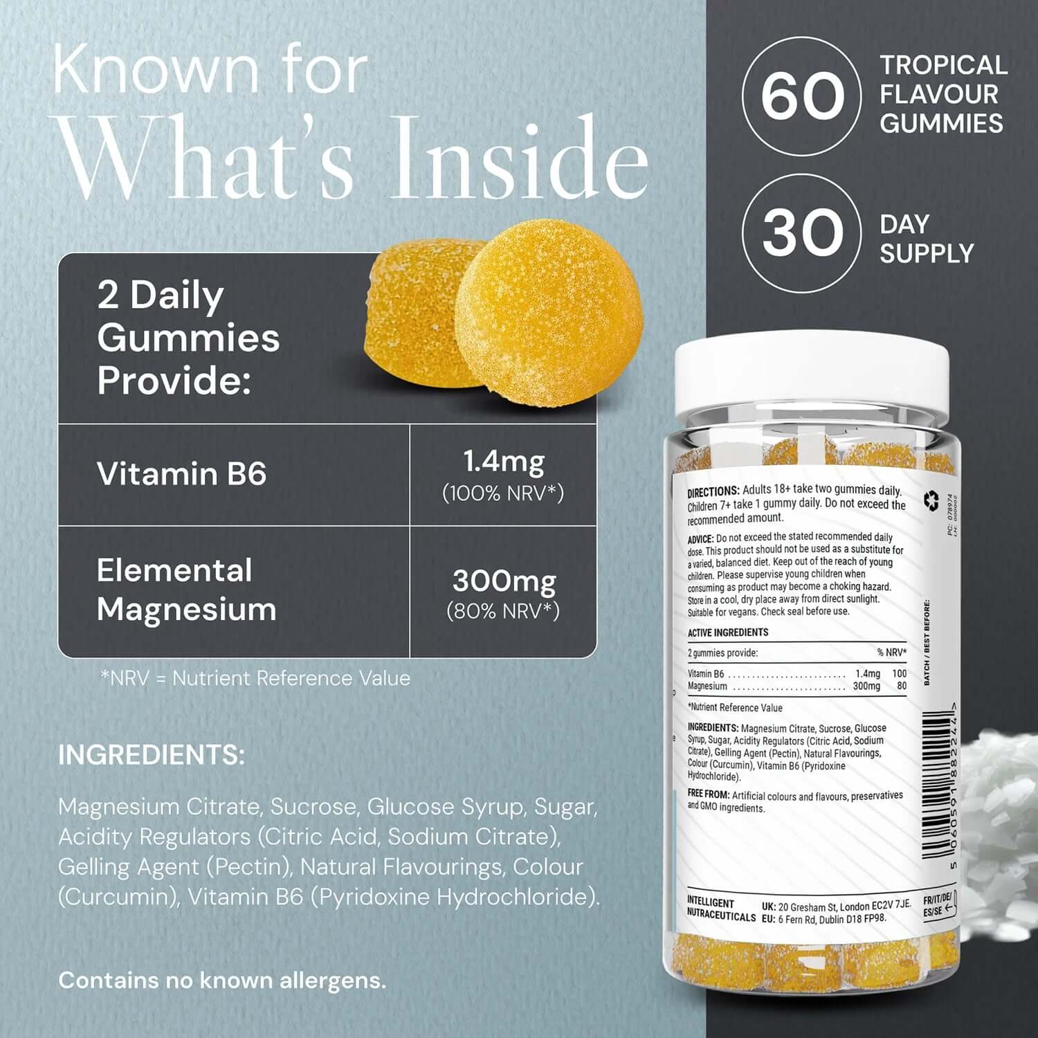 Known Nutrition High-Strength Magnesium 60 Gummies - Image 4