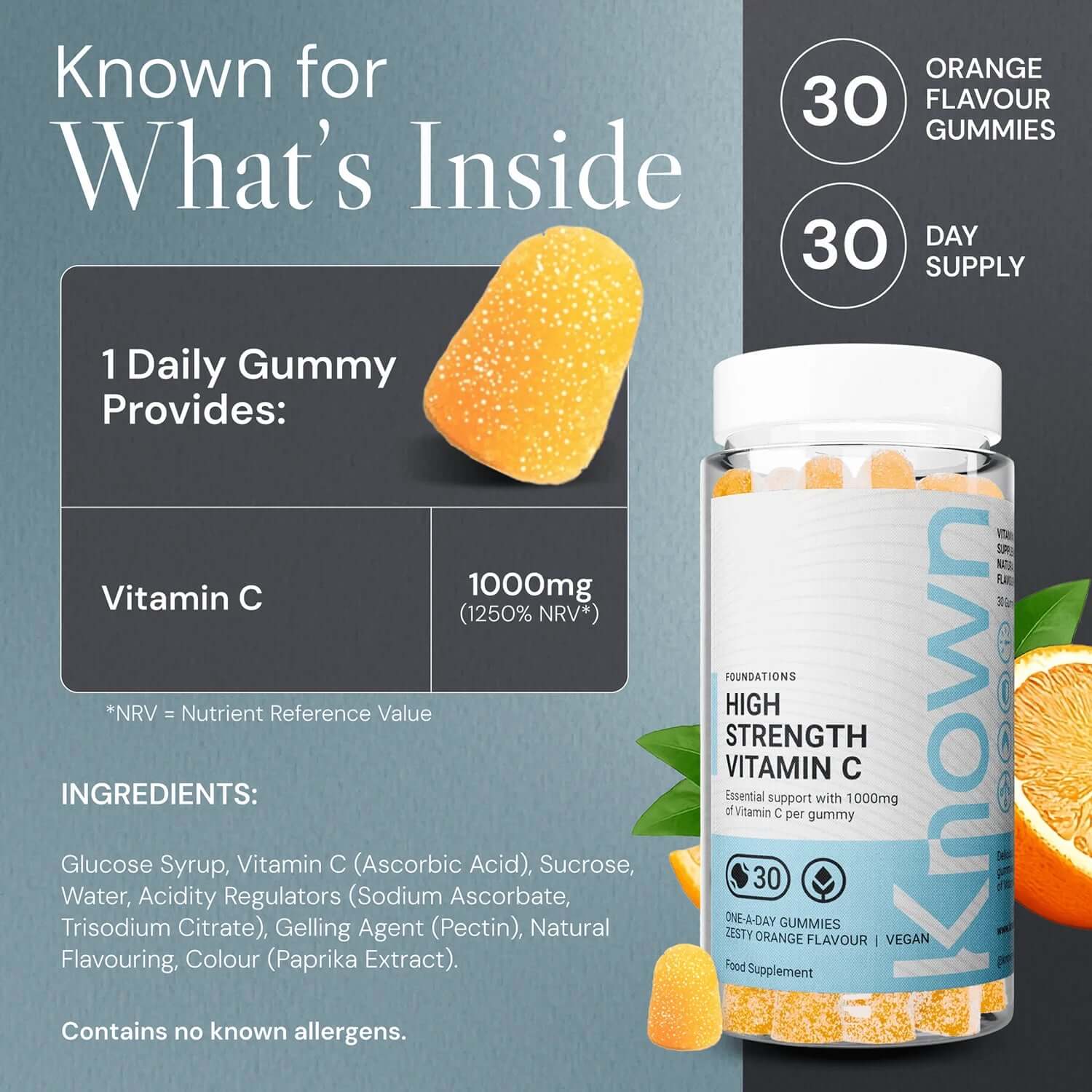 Known Nutrition High-Strength Vitamin C 30 Gummies - Image 6