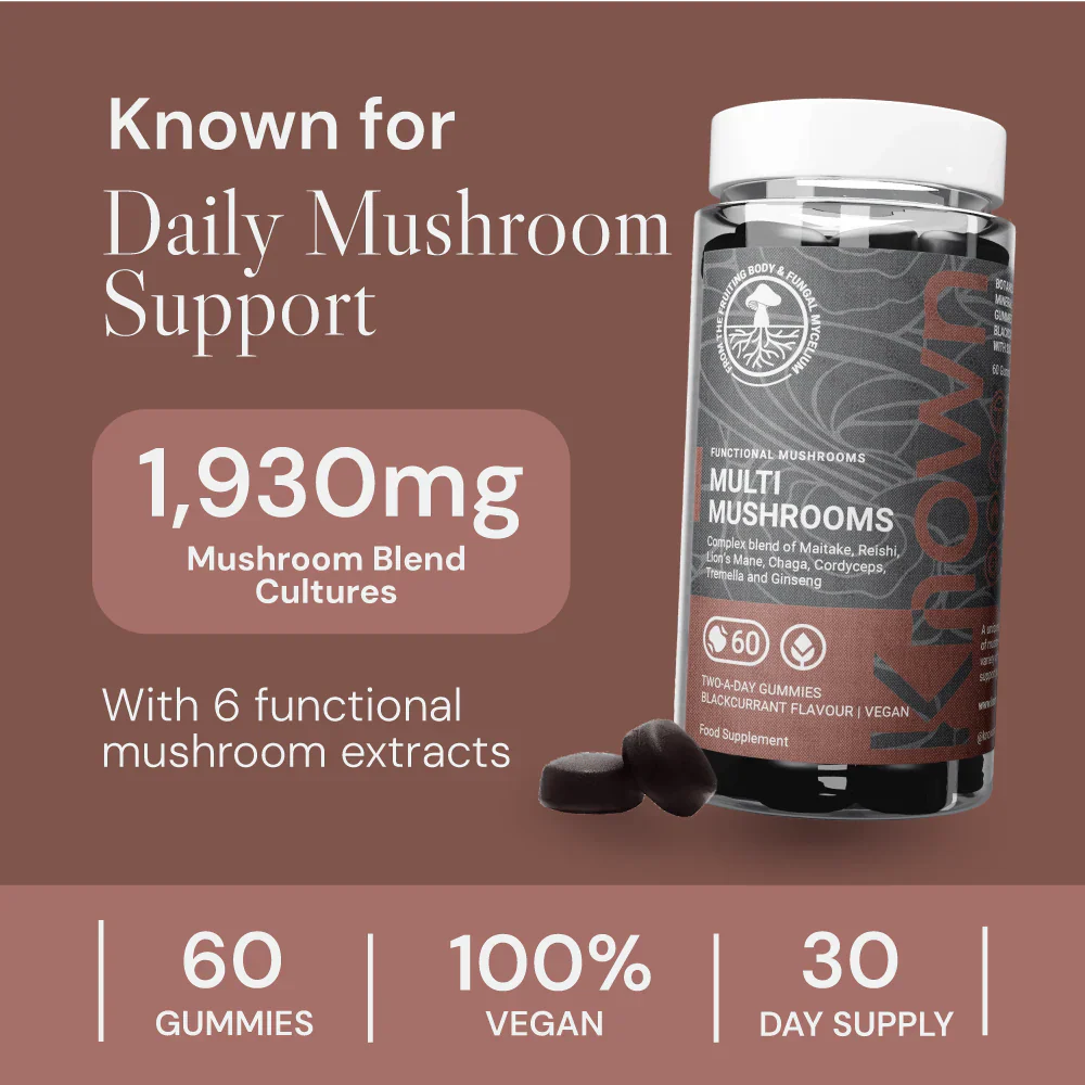 Known Nutrition Multi Mushrooms 60 Gummies - Image 2
