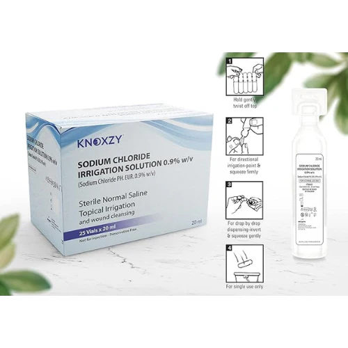 Knoxzy Sodium Chloride Irrigation Solution 0.9% 20ml x25 Vials - Image 3