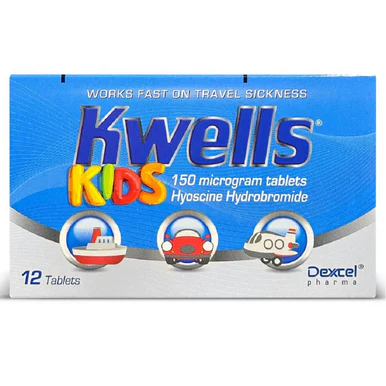 Kwells Travel Sickness For Kids 12 Tablets