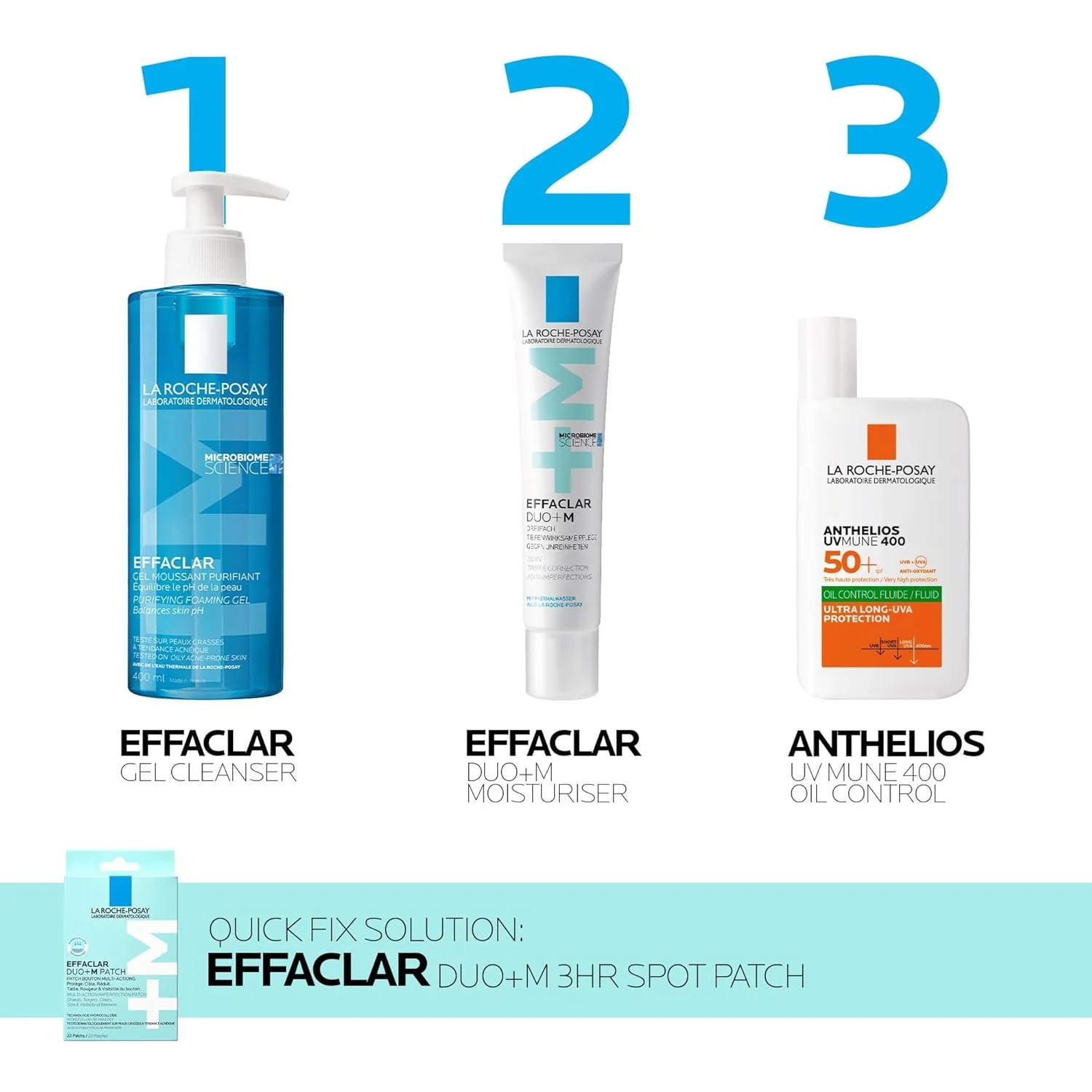 La Roche Posay Effaclar Purifying Foaming Gel Cleanser 400ml - Image 6