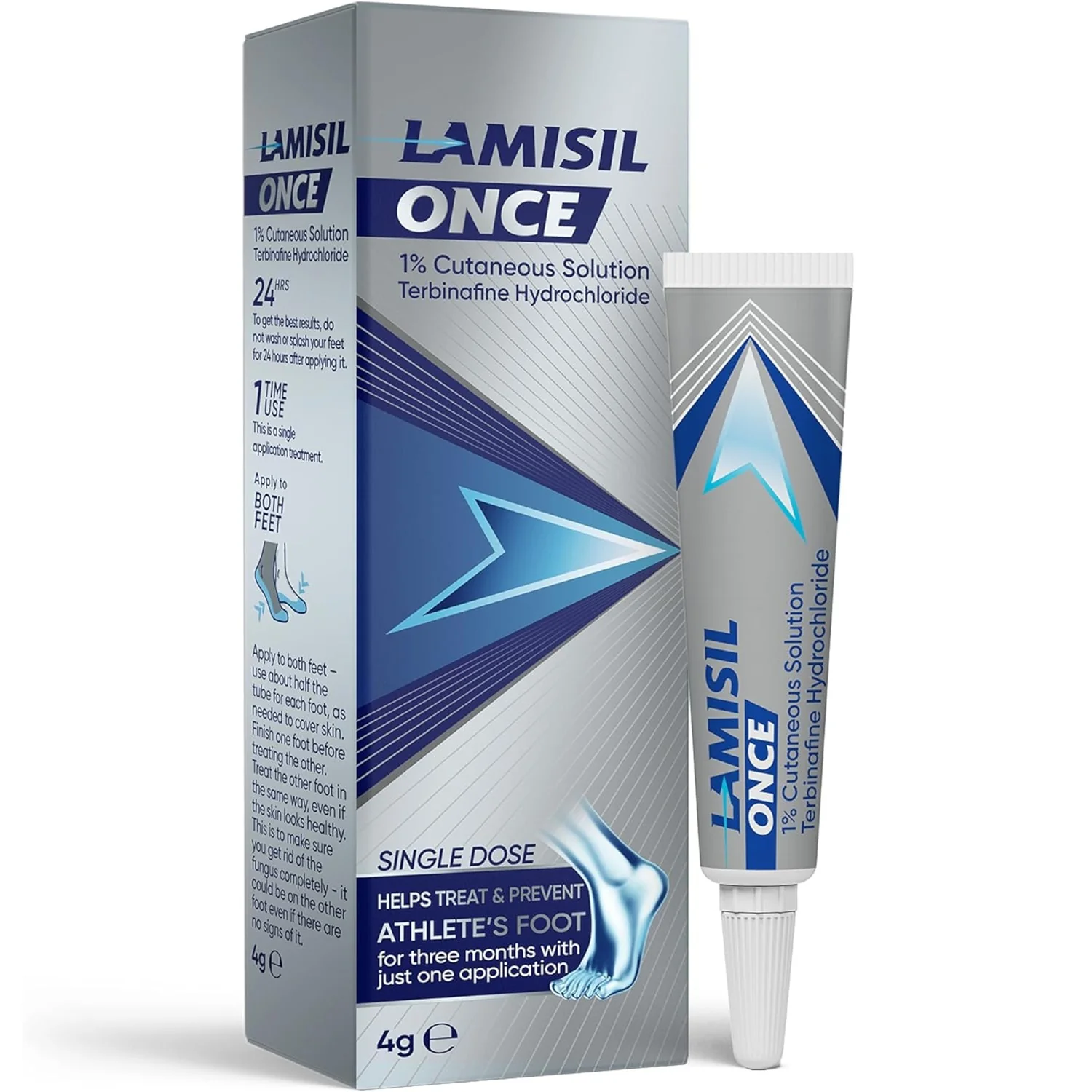 Lamisil Once Single Dose Athlete’s Foot Antifungal Treatment 4g