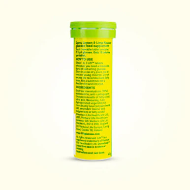 Lift Glucose Chews Lemon Lime Tube 10 - Image 2