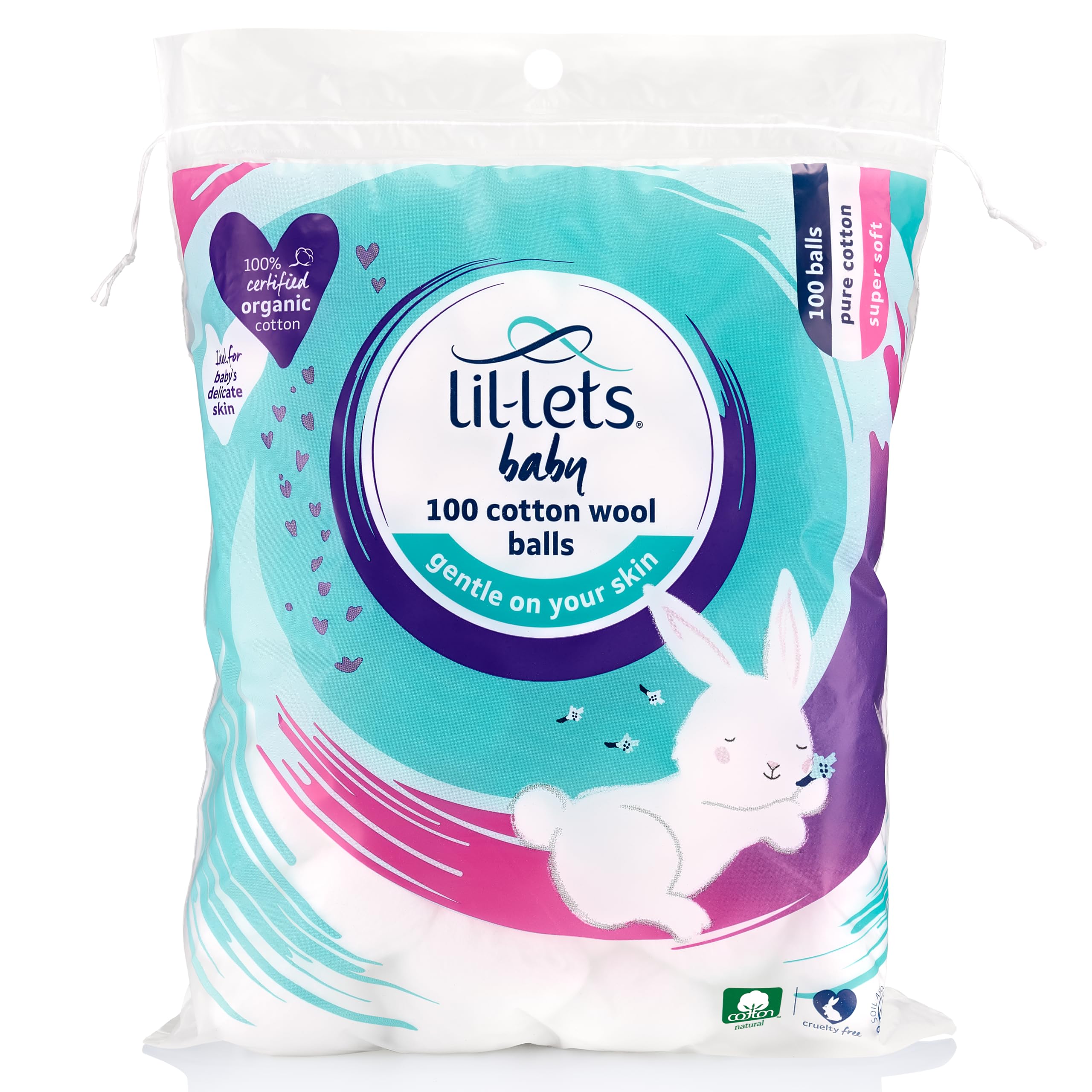 Lil-lets Baby Cotton Balls 100s