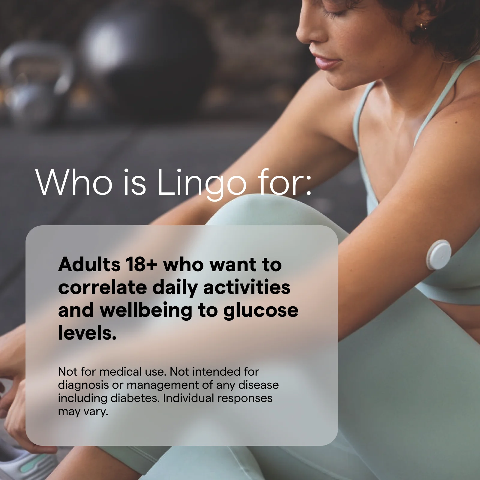 Lingo by Abbot 2-week Continuous Glucose Monitor & App - Wearable Glucose Tracker - Image 6