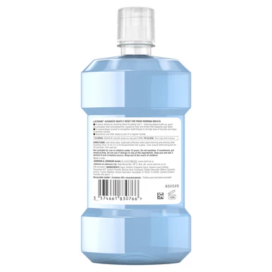 Listerine Advanced Nightly Reset Mouthwash Midnight Mint 500ml - Image 4