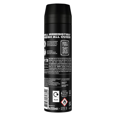 Lynx Body Spray Black 200ml - Image 2