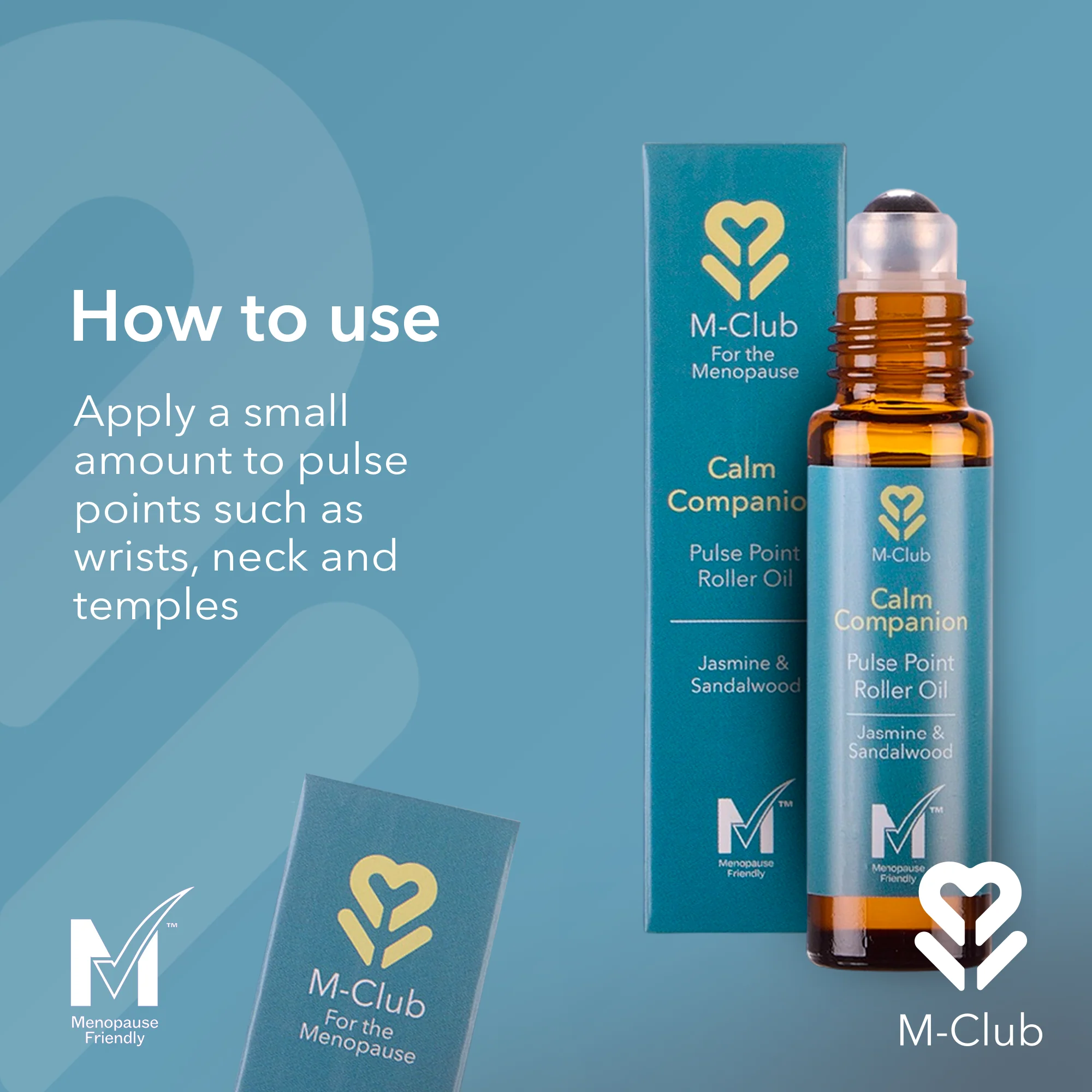 M-Club Calm Companion Pulse Point Roller Oil 8ml - Image 2