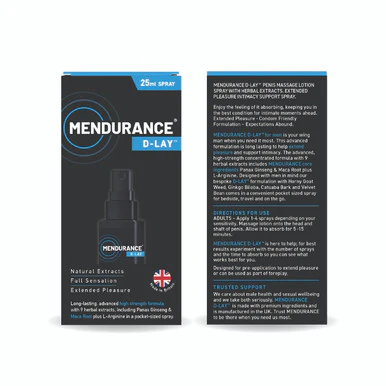 Mendurance D-Lay Spray 25ml - Image 5