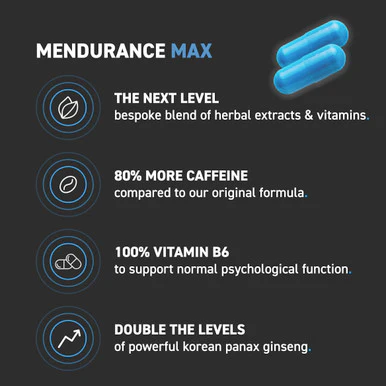 Mendurance Max Supplement For Men 2 Capsules - Image 4