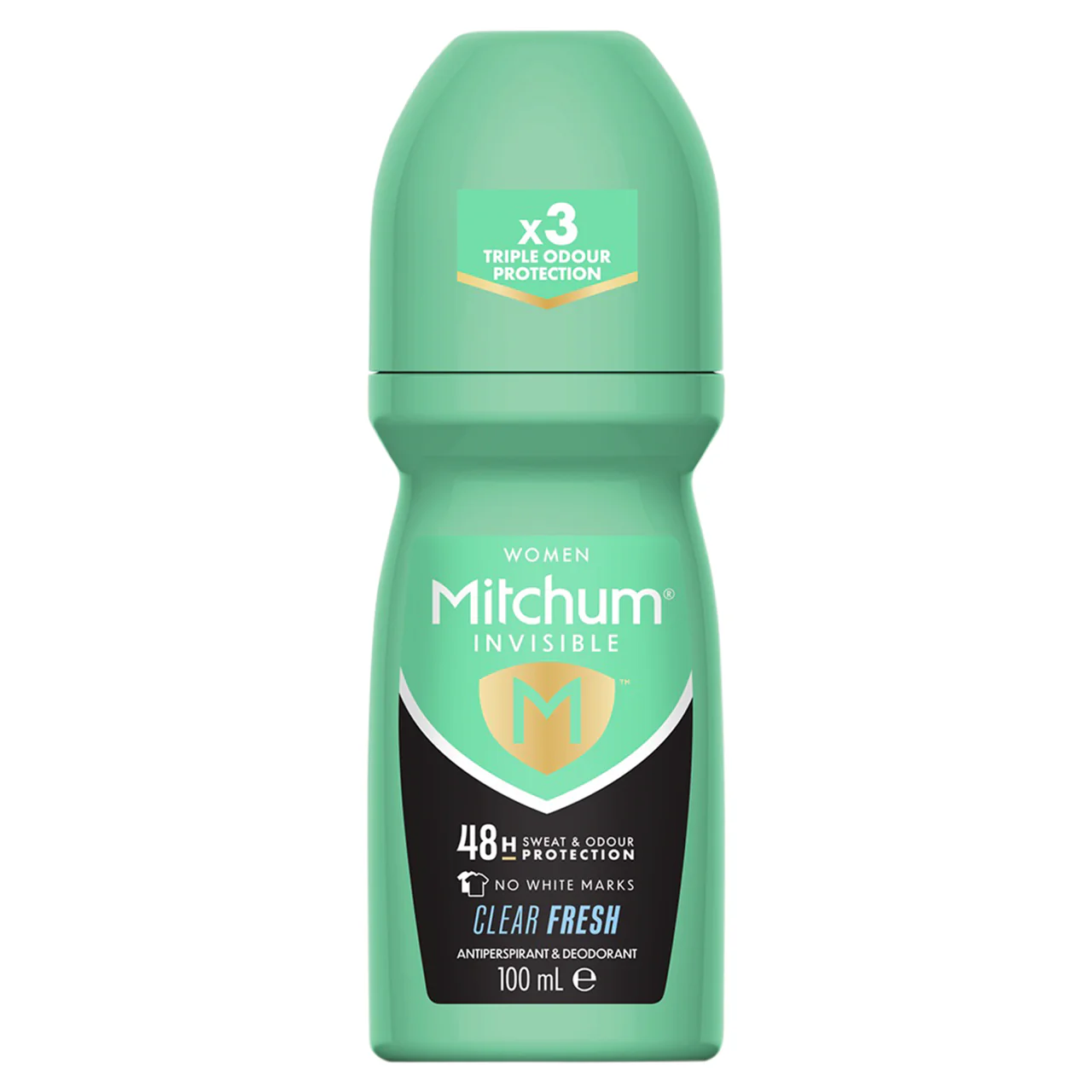 Mitchum Invisible Roll On Clear Fresh 100ml