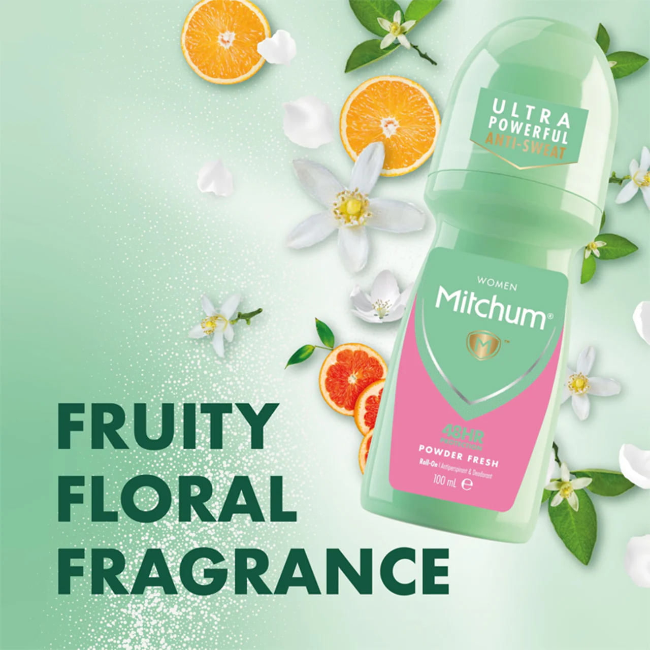 Mitchum Roll On Powder Fresh 100ml - Image 3