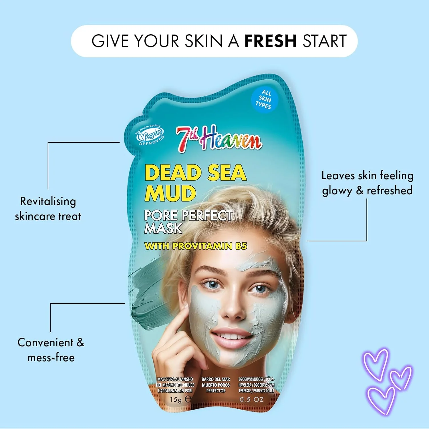 Montagne Jeunesse Dead Sea Mud Face Mask with Pro-Vitamin B5 15g - Image 2