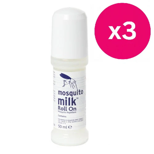 Mosquito Milk Insect Repellent Roll-On x3