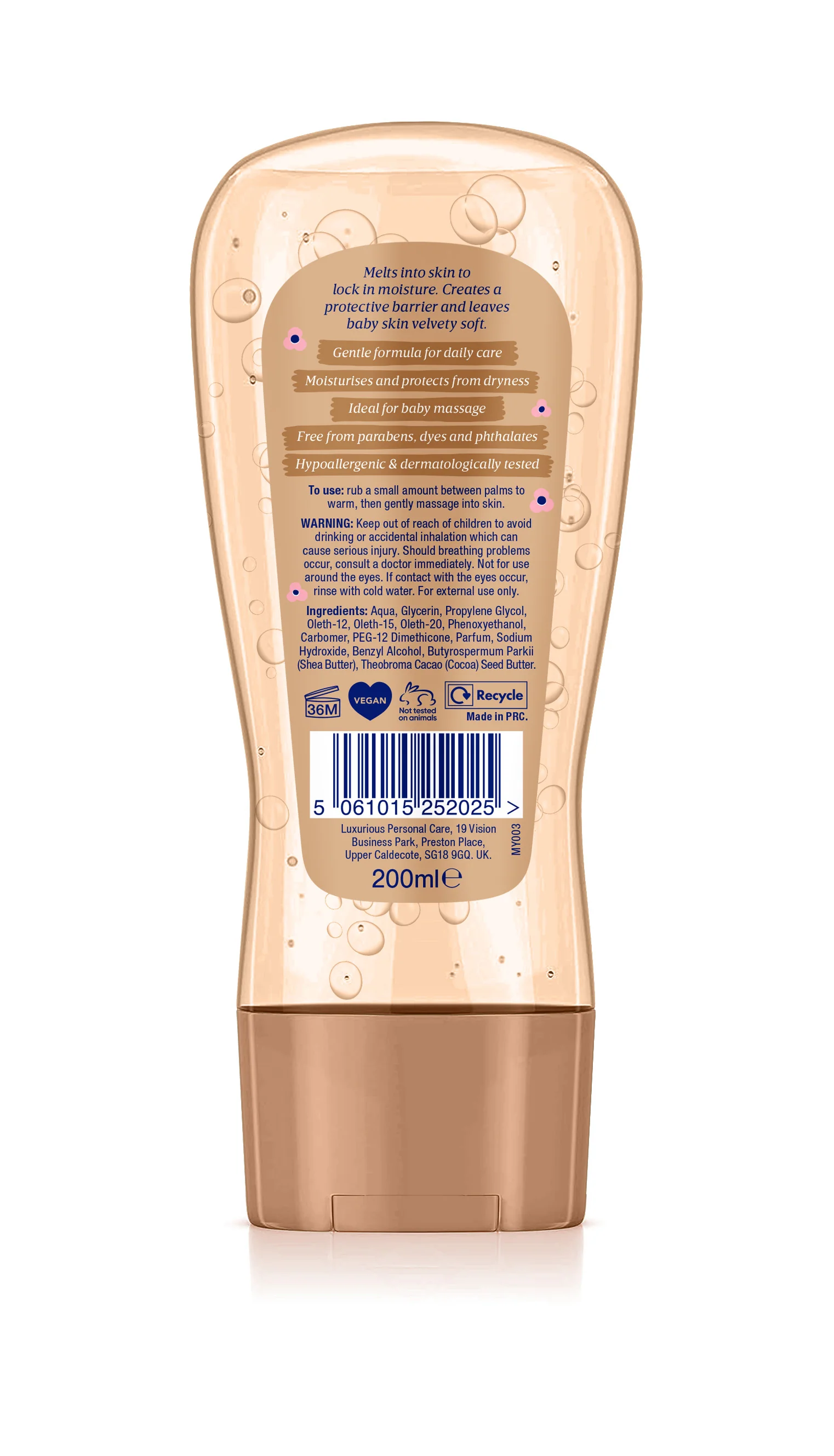 My Little Miracle Oil Gel Shea & Cocoa Butter 200ml - Image 2
