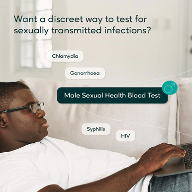 MyHealthChecked Male Sexual Health Blood & Urine Sample Collection Kit - Image 2